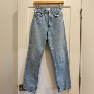 PRICE DROP⬇️ AGOLDE High-Rise Straight Leg Jeans in Size 23